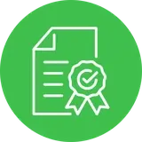 Certified badge icon