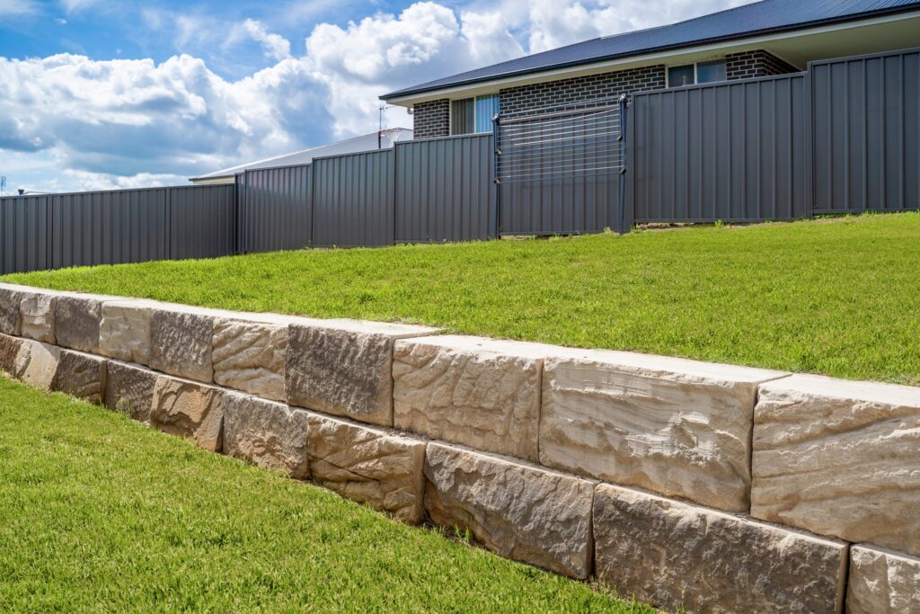 Sandstone Retaining Walls Newcastle