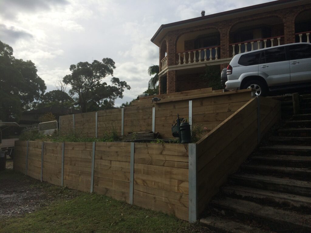 Timber Retaining Walls Newcastle